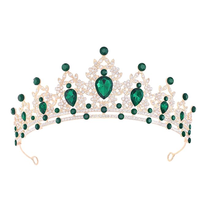 Princess Tiara and Crown for Women Wedding Tiaras for Bridal girls Tiaras and Crystal Crowns Rhinestone Headband Metal Hair Accessories for Costume Birthday Party Prom Gifts