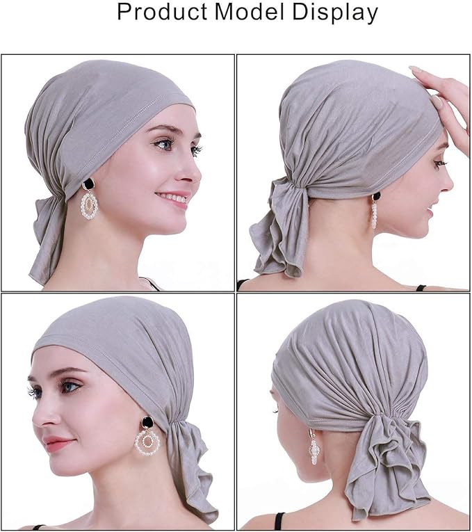osvyo Chemo Headscarf for Women Hair Loss - Cancer Slip On Headwear Turbans Sealed Packaging