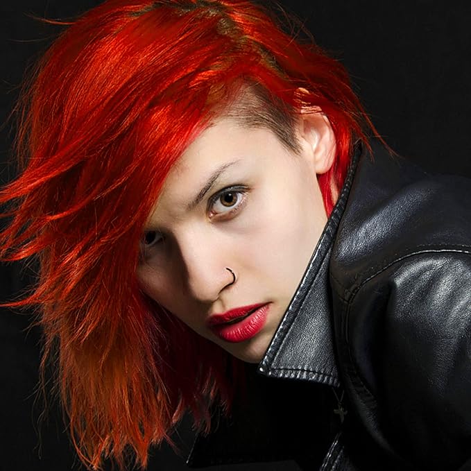 Kids Temporary Hair Color Wax, Natural Hair Strong Style Gel for Party, Cosplay, Masquerade etc. (Red)