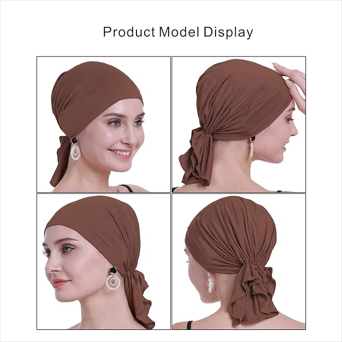 osvyo Chemo Headscarf for Women Hair Loss - Cancer Slip On Headwear Turbans Sealed Packaging