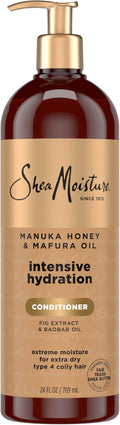 SheaMoisture Intensive Hydration Conditioner Manuka Honey & Mafura Oil for Extra Dry, Damaged Hair, Paraben-Free 24 oz