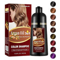 Argan Oil Grape Red Semi-Permanent Hair Color Shampoo, 3-in-1 Hair Dye, Easy to Use, 16.9 Fl Oz (Dark Wine Red)