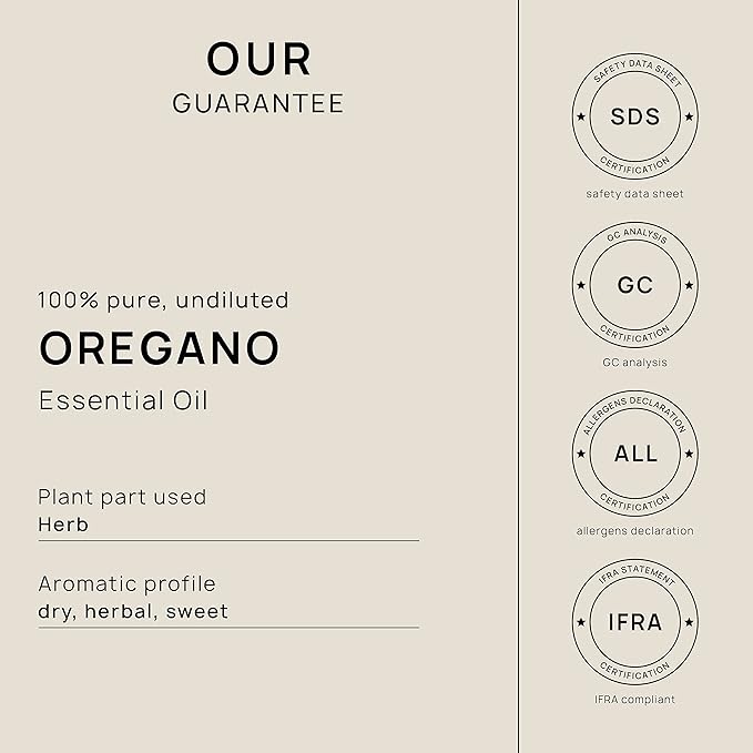 VINEVIDA Oregano Essential Oil - 32 oz - Undiluted - DIY Candle Scents - Bulk for Soap Making & Skin Safe