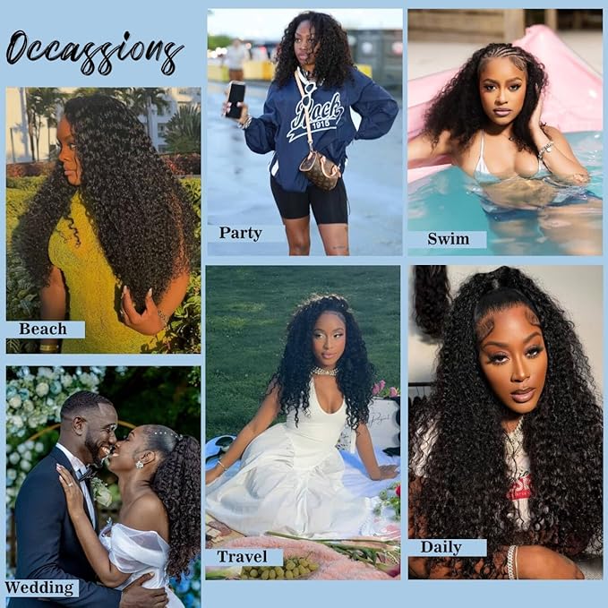 Burmese Curly Clip in Hair Extensions Real Human Hair, 8Pcs Remy Human Hair Clip in Extensions for Women, 100% Natural Soft Human Hair, 120g 12inch #1B Natural Black