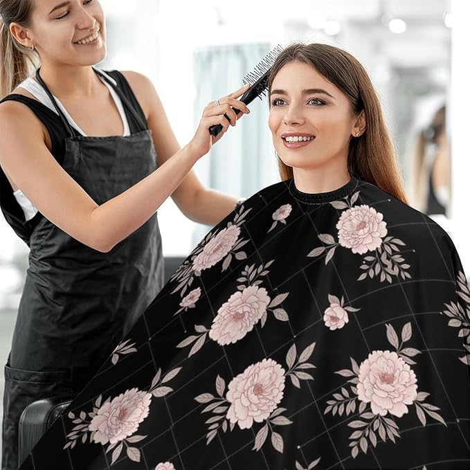 Hairdresser Cape with Neck Clasp for Coloring/Perming/Styling