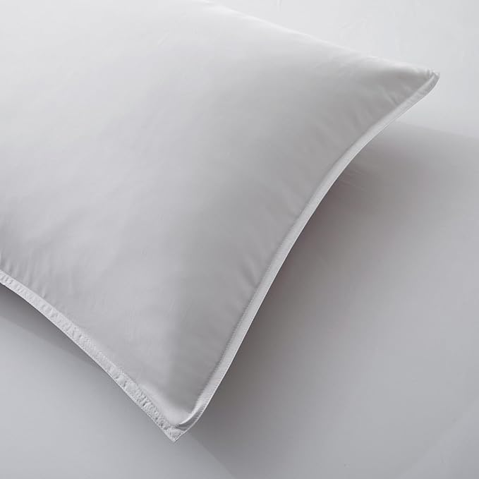 Luxury Bamboo Market | King Envelope Pillowcase Set | 100% Viscose Made from Bamboo | Organically Grown | Ultra Soft | Cooling | 2pcs [Dove Grey]