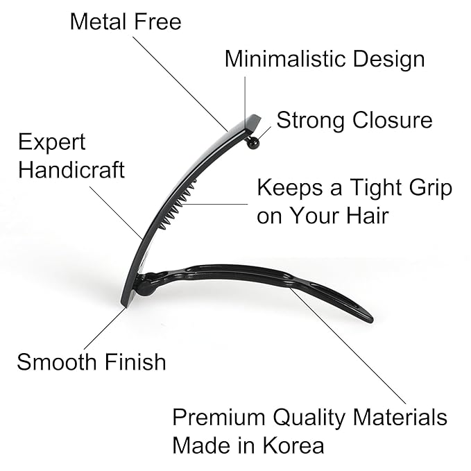 14pcs Hair Barrettes Set for Women and Girls, Hair Clips for Thick Thin Fine Hair, Non-metal Hair Accessories, Non-Slip Grip Handmade Snap Hairpin, BPA Free (LY10)