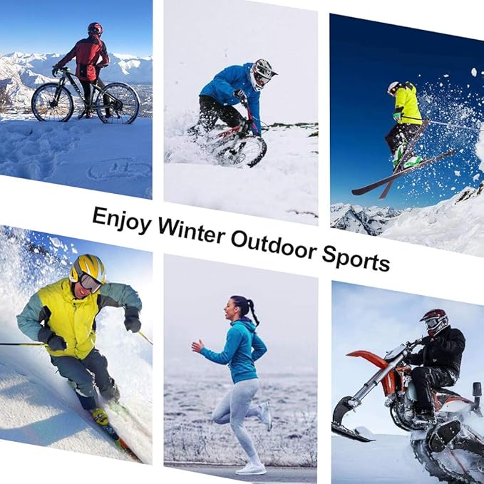 ROCKBROS Fleece Ear Warmers Headband Men Women for Running Cycling Biking Warm Ski Ear Band for Winter Cold Weather
