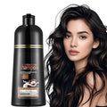 Hair Dye Shampoo 3 in 1, Instant Hair Color for Women Men, Covers Grays in Minutes, Long Lasting Brown Hair Dye, Coconut Dye Shampoo, Champu Para Canas, Easy to Use 16.90 Fl Oz