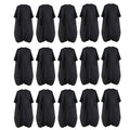 Black Waterproof Hair Salon Cape Professional Barber Cape with Metal Snap Closure Hair Cutting Cape (Black-15 Pack)