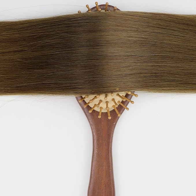 Full Shine Brown Clip in Hair Extensions Color 4 Chocolate Brown Seamless Clip in Hair Extensions Human Hair Straight Natural Hair Invisible Hair Extension Lace Weft 14 Inch 3 PCS 60 G