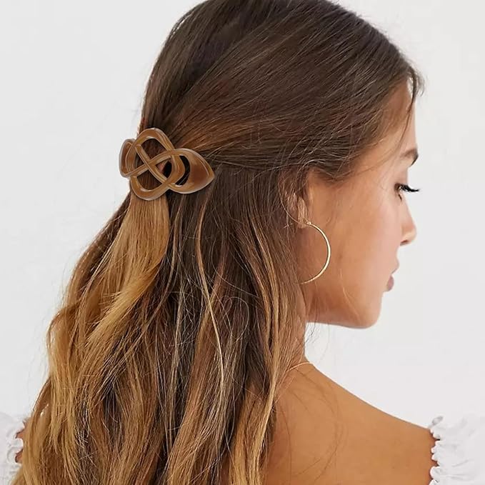 Hair Barrettes for Women 4packs Hair Clips French Barrette Clip for Girls Vintage Accessories for Women Girls