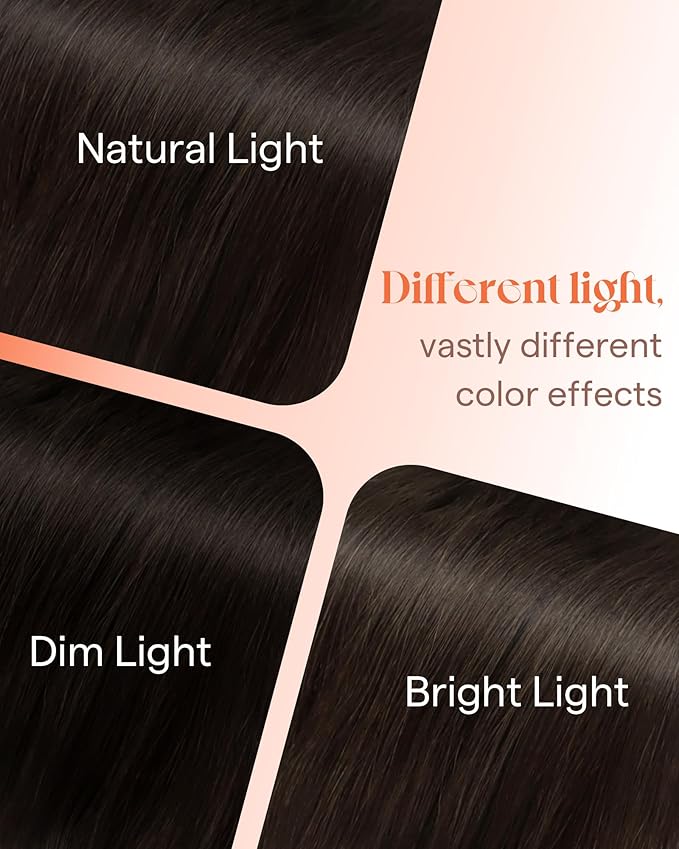 Sunny Hair Tape in Hair Extensions Real Human Hair Invisible Remy Hair Extensions Tape ins for Women Darkest Brown 22 inch 25G