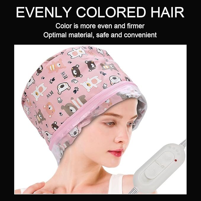 Hair Steamer For Afro Hair Hair Steamer For Afro Hair Hair Heating Electric Hair Dry Hood,Hair Steamer For Afro Hair Adjustable Oil Treatment Steamer Hat Detachable Hair Care Tool, Steamer Heat ,Hair