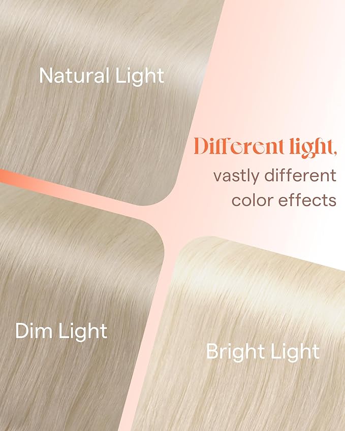 Sunny Hair Tape in Hair Extensions Real Human Hair Invisible Remy Hair Extensions Tape ins for Women White Blonde 16 inch 25G