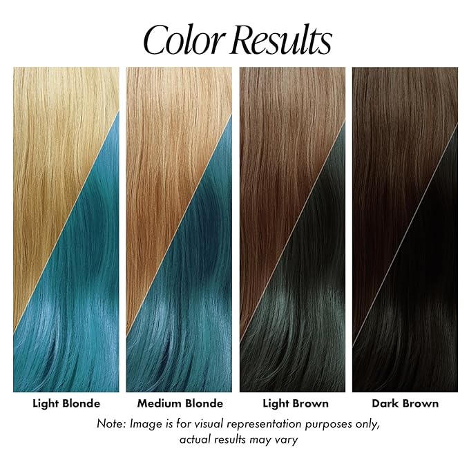 Adore Semi Permanent Hair Color (117 Aquamarine) | Vegan & Cruelty-Free Blue Hair Dye | No Ammonia, No Peroxide, No Alcohol | 4 Fl Oz (Pack of 1)