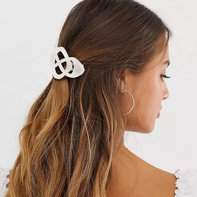 Hair Barrettes for Women 4packs Hair Clips French Barrette Stylish Accessories for Women Girls