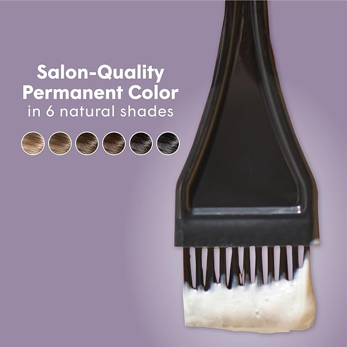 dpHUE Root Touch-Up Kit, Dark Brown - Permanent Hair Color for Gray Coverage - Includes Two Applications - Paraben, SLS & SLES Sulfate Free - Leaping Bunny Certified