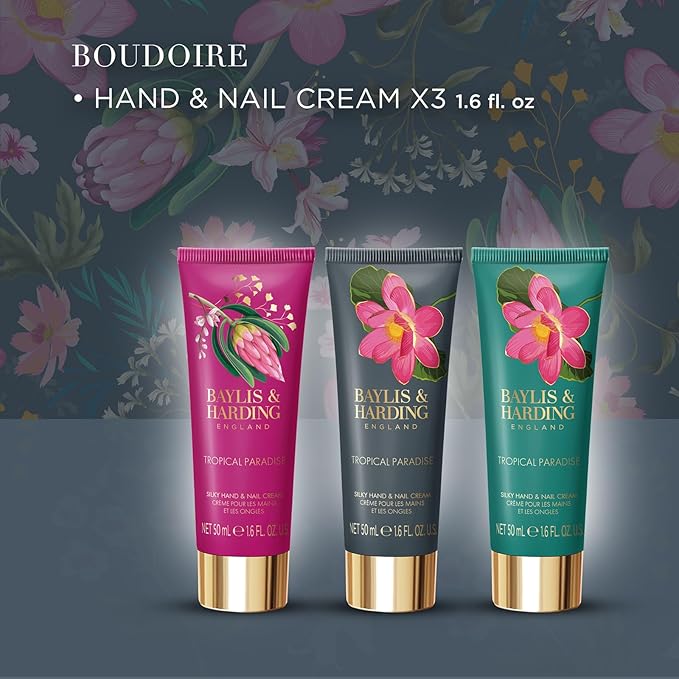 Baylis & Harding Boudoire Tropical Paradise Luxury Hand Care Gift Set - Vegan Friendly