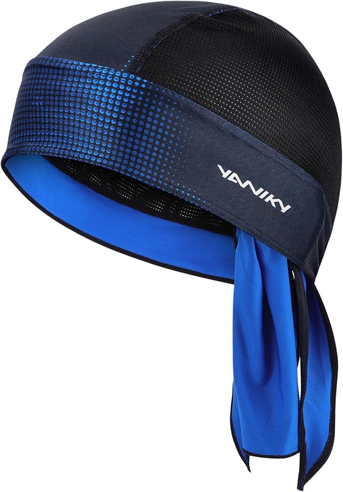 Bandanas Skull Caps for Men, Women Skull Cap Helmet Liner Cycling Hat Durags Motorcycle Bandana Sweat Wicking Do Rag