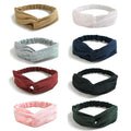 Elastic Knotted Headbands for Women Cloth Head Hair Bands for Women's Hair Non Slip Boho Wrap Twisted Hair Accessories