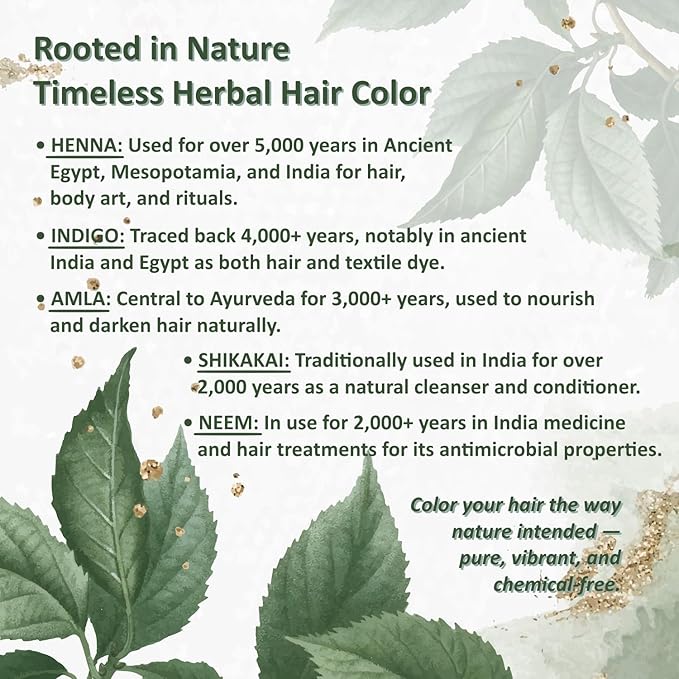 100% Organic Henna Hair Color – Natural, Chemical-Free Hair Dye for Rich, Vibrant Color & Gloss – Grey Coverage, Safe for All Hair Types, Vegan Non-Toxic, Herbal Hair Treatment (COPPER ORANGE)