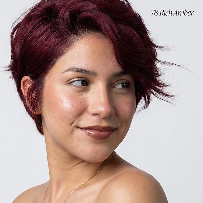 Adore Semi Permanent Hair Color (078 Rich Amber) | Vegan & Cruelty-Free Brown Hair Dye | No Ammonia, No Peroxide, No Alcohol | 4 Fl Oz Each (Pack of 2)