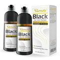 Black Hair Dye Shampoo 400ml- Pack 2-100% Grey Coverage in Minutes - Ammonia Free Hair Color Shampoo Gray Silver Hair- Instant Coloring At Home Gift for Her for Him