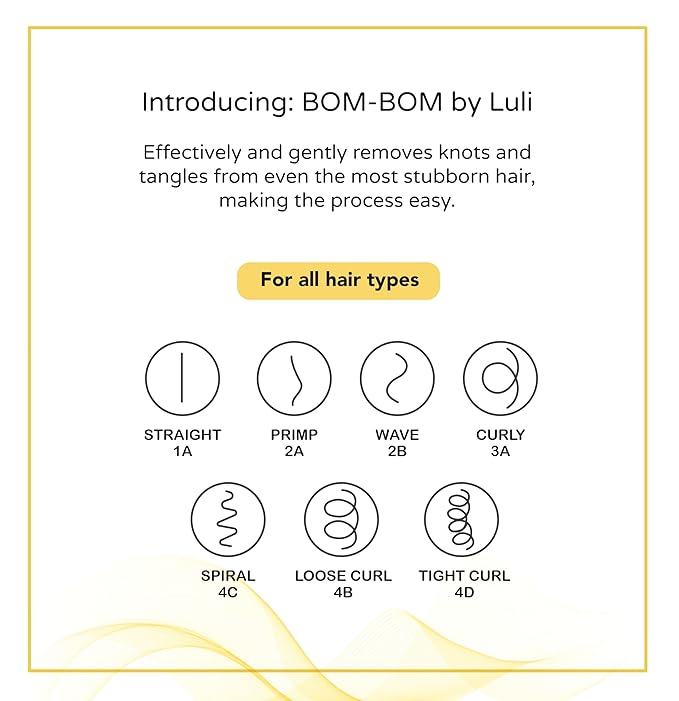 BOM BOM 2 Unit Kit, Wet And Dry Vented Detangling Hair Brush For All Hair Types, Light Weight Hairbrush, Scalp Massage Brush (magenta yellow)