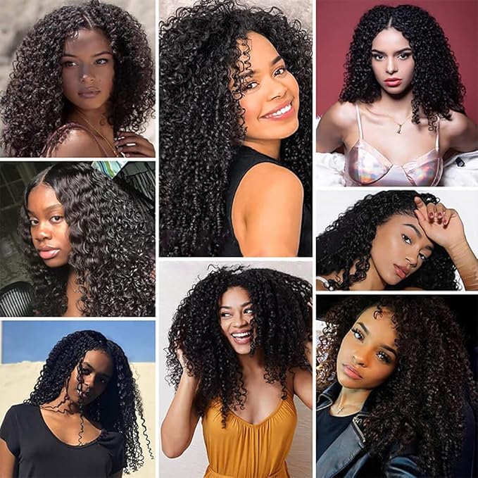 Color 1B Bundles Human Hair Natural Black Deep Wave Bundle Niegmeag Peruvian Unprocessed Virgin Remy Hair 3 Bundles 24 26 28 Inch Natural Black Loose Wave Bundle 300g