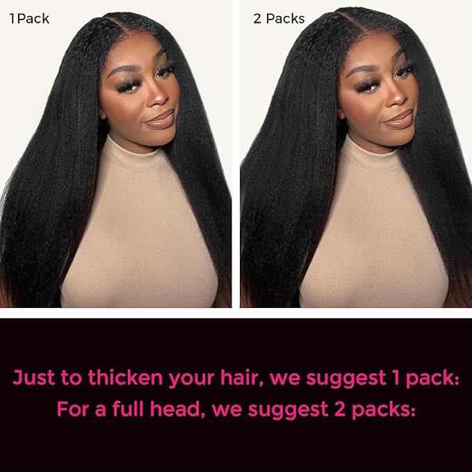 Lashey Clip in Hair Extensions Real Human Hair, Kinky Straight 14 Inch 7pcs 120g #1B Natural Black Remy Human Hair Extensions Natural Thick Clip in Hair Extensions for Black Women