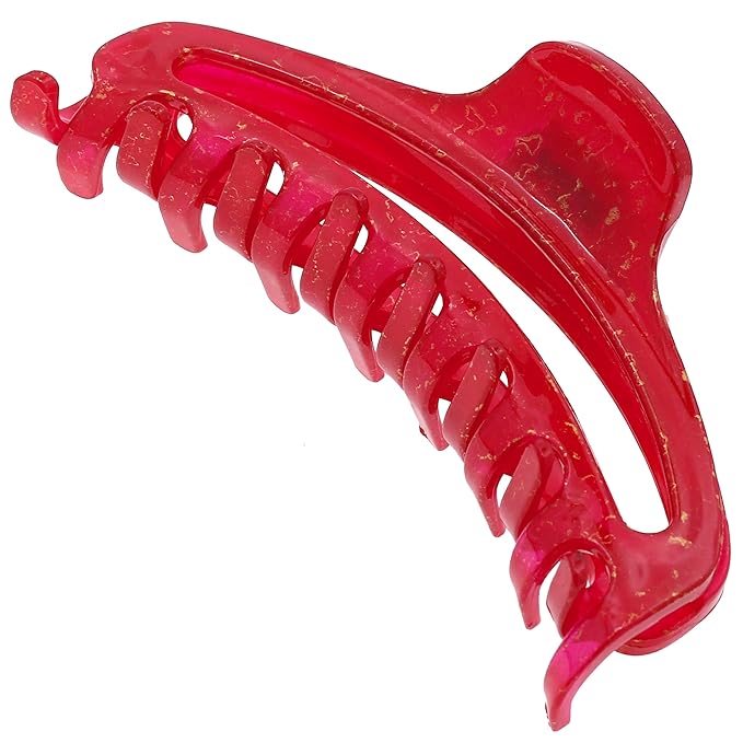 Camila Paris CP3221 French Hair Clip for Women, Medium Narrow, Open, Girls Hair Claw Clips Jaw Fashion Durable and Styling Hair Accessories for Women, Strong Hold No Slip Grip, Made in France