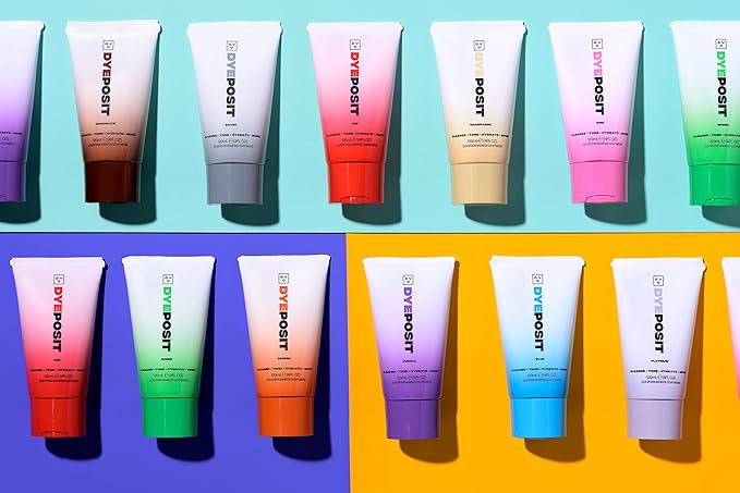 Good Dye Young Color Depositing Mask, DYEposit Color Depositing Conditioner, Toning Treatment, Tone & Enhance Color-Treated Hair - Semi Permanent Hair Dye, Vegan and Cruelty-Free (Platinum) 4 fl oz