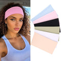 6 Packs Wide Headbands for Women Stylish Head Wraps Boho Thick Hairbands Large African Sport Yoga Turban Headband Hair Accessories