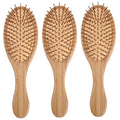 3Pcs Natural Wide Tooth Scalp Massage Comb Ergonomic Hair Care Tool for Relief and Scalp Nourishment Lightweight Portable Design for Travel and Outdoor Activities
