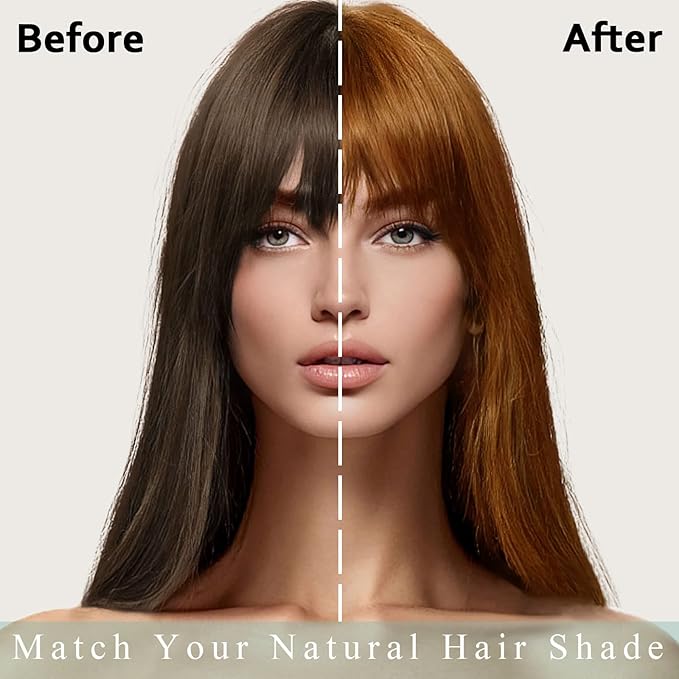Fvquhvo Blonde Brown Hair Dye Shampoo, Coconut Dye Shampoo, Hair Color Works in Minutes, Semi-Permanent Brown Hair Dye, Champu Para Canas, Champu Para Pintar el Pelo, Easy to Use 16.90 Fl Oz