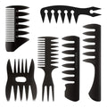 Tbestmax 6 Pcs Hair Comb Styling Set Tail Combs Afro Pick Pik Brushes African American Hair Brush Barber Black