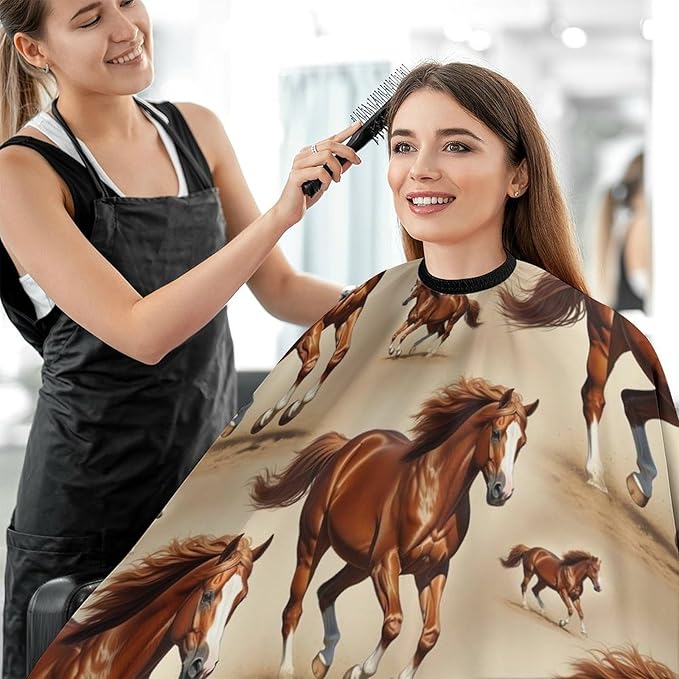 Barber Cape Waterproof Lining Anti Static Design for Salons/Home Use