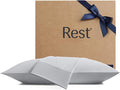 REST® Evercool®+ Cooling Pillowcases King - 2 Pillowcases for Sensitive Skin, Silver Infused Fabric for Hygienic Sleep, Silky Smooth for Curly Hair, High Elastic for Snug Fit (19x35 inches)