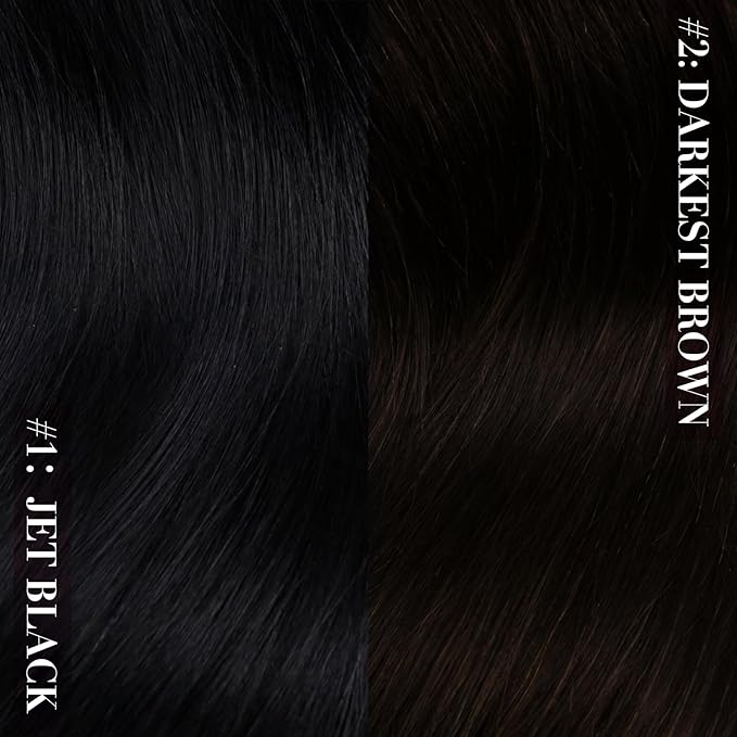 YoungSee Wire Hair Extensions Real Human Hair Black Wire Human Hair Extensions Jet Black Fish Line Extension Hair with Extra Clips 80G 16In