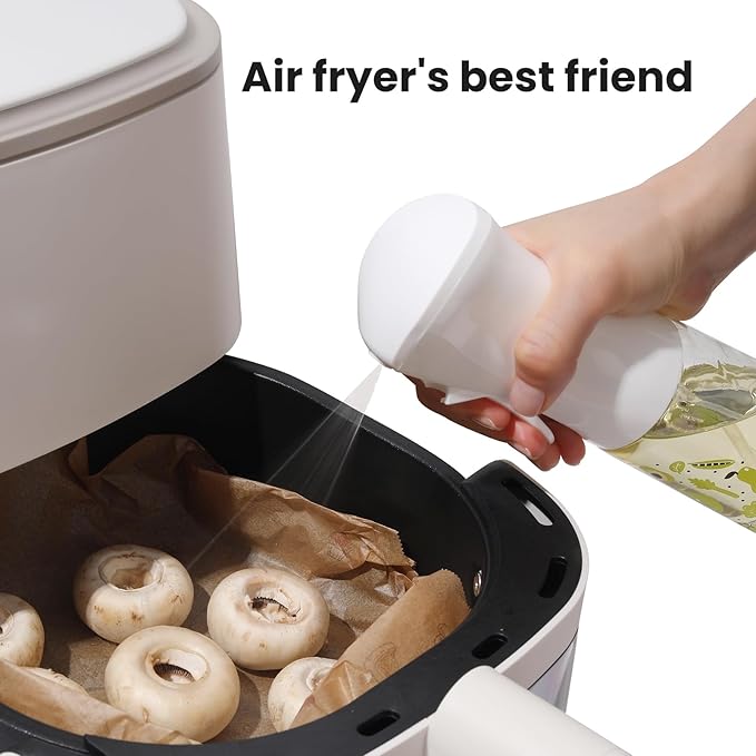 Mistifi oil spray PET bottle 200ml Upgraded Version.Fine Mist Spray Bottle for Air Fryer, Olive Oil, Avocado Oil, Healthy Nonstick Frying, Commercial & Home Kitchen Use (PS601　1Pc)