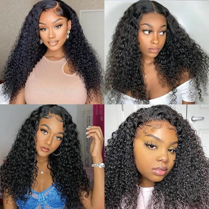 Seamless 3C 4A Kinky Curly Clip In Extension PU Weft Curly Clip in Extension Human Hair Clip Ins Full Head for Black Women Brazilian Remy Human Hair Natural Color 8Pcs with18clips 120g/Set (16 inch)