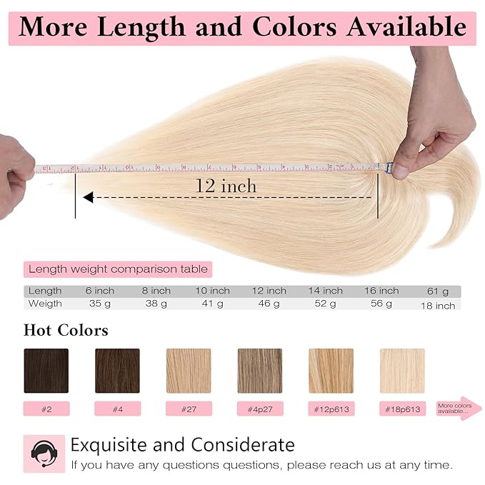 SEGO 100% Real Human Hair Toppers, with Air Bangs, Silk Base 150% Density, Clip in Topper, 2.7肺5.1・ HairPieces for Women, with Thinning/Hair Loss Cover Gray