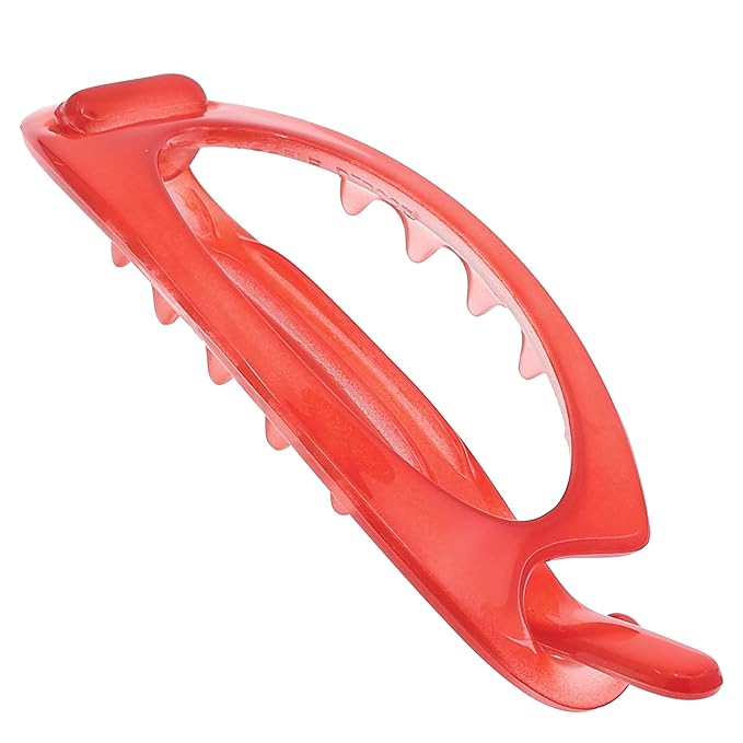 Camila Paris CP3120 French Hair Barrette Clip, Flexible Ponytail Holder No Metal Parts, Strong Hold Grip Hair Clips for Women, No Slip and Durable Styling Girls Hair Accessories, Made in France