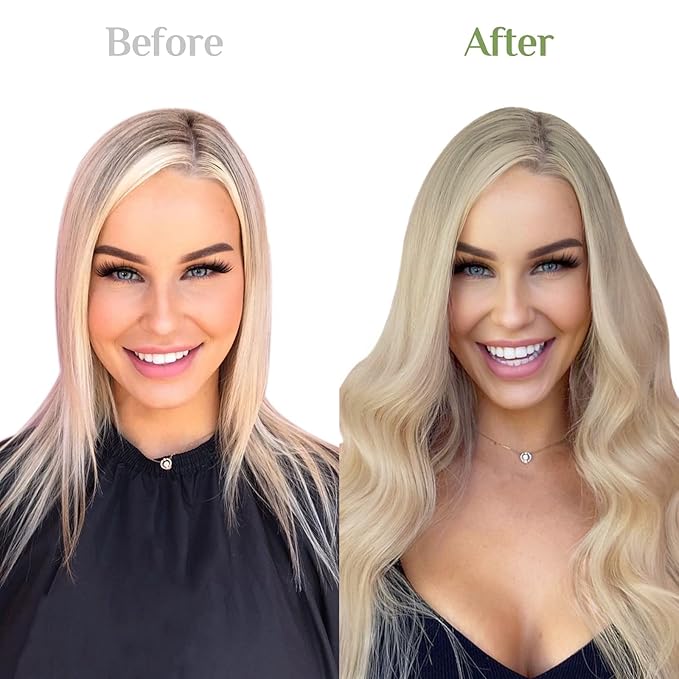 DOORES Clip in Human Hair Extensions, 10pcs 160g Balayage Ash Blonde to Golden Blonde and Platinum Blonde 20 Inch Real Hair Extensions Clip in Remy Hair Extensions Straight