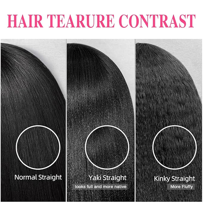 18 Inch Yaki-Straight Clip in Hair Extensions Real Human Hair Affordable Yaki Straight Clip in Human Hair Extensions Brazilian Virgin Hair clip on Hair 18Clips Per Set 120G