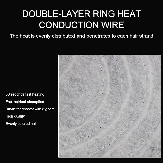Hair Steamer For Afro Hair Hair Steamer For Afro Hair Hair Heating Electric Hair Dry Hood,Hair Steamer For Afro Hair Adjustable Oil Treatment Steamer Hat Detachable Hair Care Tool, Steamer Heat ,Hair