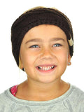 C.C Children's Kids' Winter Warm Cable Knit Fuzzy Lined Ear Warmer Headband