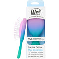 Wet Brush Mini Detangler Hair Brush for Gentle Knot Removal, Compact Travel Size, Soft Bristles for Pain-Free Detangling, Less Breakage, Works on All Hair Types, Limited Edition, Electric Sky Purple