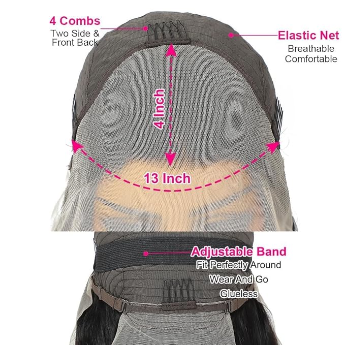 GOLFMAX Yaki Kinky Straight Lace Front Wigs Human Hair 34 Inch 13x4 Transparent HD Lace Frontal Wig Pre Plucked With Baby Hair Yaki Straight Human Hair Wigs For Black Women